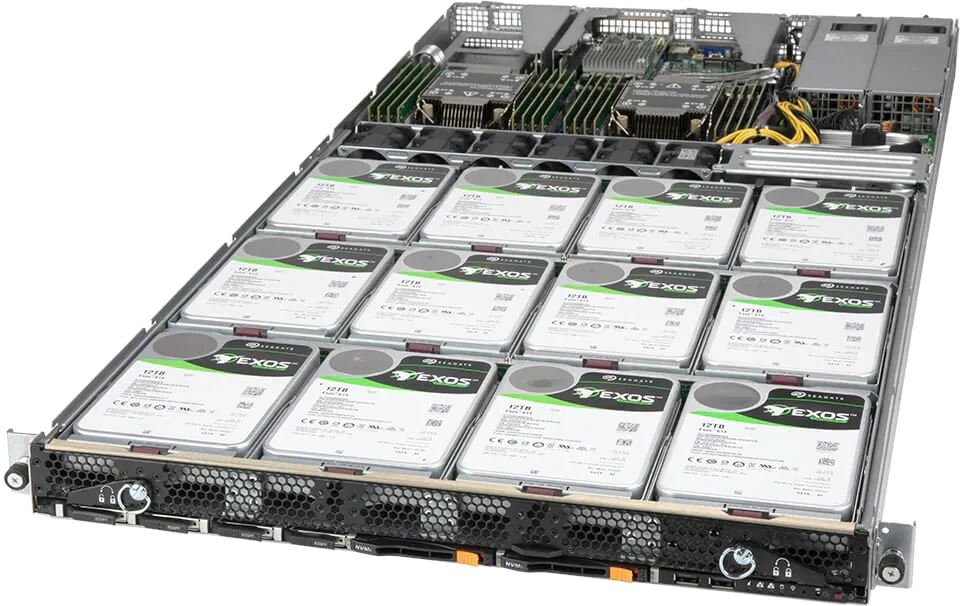 1U MegaDC Server SSG-610P-ACR12N4H