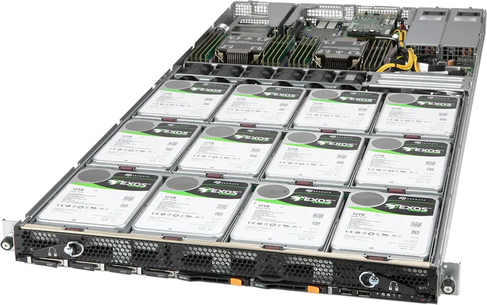 1U MegaDC Server SSG-610P-ACR12N4L